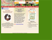 Tablet Screenshot of herbquarterly.com